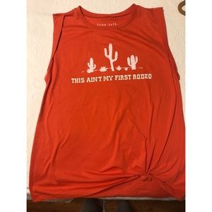 NWT!! “Ain’t My First Rodeo” Texas Muscle Tee